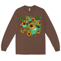 Chestnut texas map Long Sleeve Tee - Zillion Design Studio