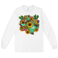 Texas Map Long Sleeve Tee | Teevron