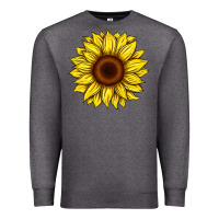 Charcoal Heather sunflower Premium Sweatshirt - Artiststas