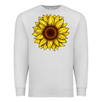 Dove Grey sunflower Premium Sweatshirt - Artiststas
