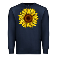Navy sunflower Premium Sweatshirt - Artiststas
