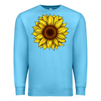 Ocean Blue sunflower Premium Sweatshirt - Artiststas