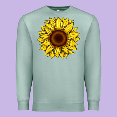 Sunflower Premium Sweatshirt Designed By Artiststas