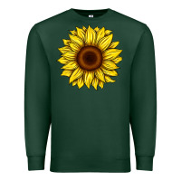 Sports Green sunflower Premium Sweatshirt - Artiststas