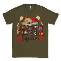 Army Green Mexico Fiesta Squad Classic Tee - texasbilliewilder