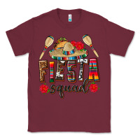 Burgundy Mexico Fiesta Squad Classic Tee - texasbilliewilder