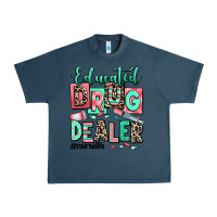 Midnight Navy educated drug dealer nurse life Urban Heavy Tee - RanaPortraitStore