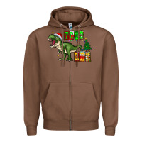 Chestnut tree rex Zipper Hoodie - CowhideDigitalArt