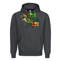 Smoke tree rex Zipper Hoodie - CowhideDigitalArt