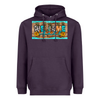 Plum Welcome Fall Heavyweight Hoodie - Artiststas