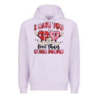Lilac i hate you less than other people Premium Hoodie - MaliasSmallBusiness