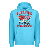 Ocean Blue i hate you less than other people Premium Hoodie - MaliasSmallBusiness