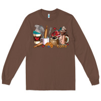 Chestnut bakery coffee cups Long Sleeve Tee - AdoDesignShop