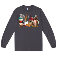 Smoke bakery coffee cups Long Sleeve Tee - AdoDesignShop