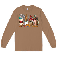 Toasted Coconut bakery coffee cups Long Sleeve Tee - AdoDesignShop