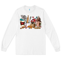 White bakery coffee cups Long Sleeve Tee - AdoDesignShop