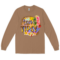 Toasted Coconut tan tipsy summer Long Sleeve Tee - texasbilliewilder