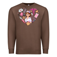 Chestnut nurse and nurse element heart Premium Sweatshirt - AdoDesignShop