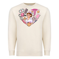 Sandshell nurse and nurse element heart Premium Sweatshirt - AdoDesignShop