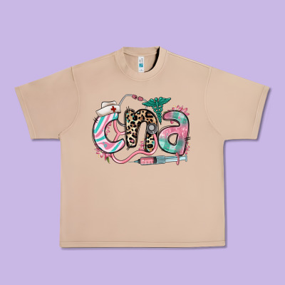 Floral Cna Certified Nursing Assistant Urban Heavy Tee Designed By Ranaportraitstore