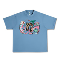 Pebble Blue floral cna certified nursing assistant Urban Heavy Tee - RanaPortraitStore