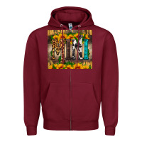 Burgundy mini tumbler Zipper Hoodie - HRA Design Shop