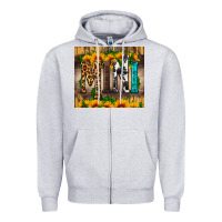 Heather Grey mini tumbler Zipper Hoodie - HRA Design Shop