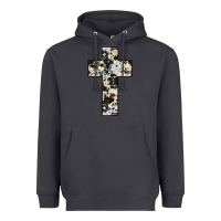 Smoke cowhide cross Heavyweight Hoodie - JahusDesignShop
