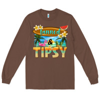 Chestnut tanned and tipsy Long Sleeve Tee - texasbilliewilder