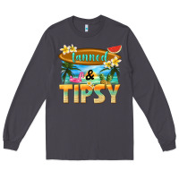 Smoke tanned and tipsy Long Sleeve Tee - texasbilliewilder