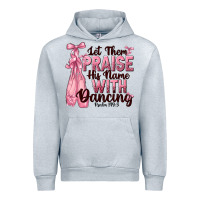 Heather Grey let them praise his name with dancing Urban Hoodie - NancyCooperArtShop