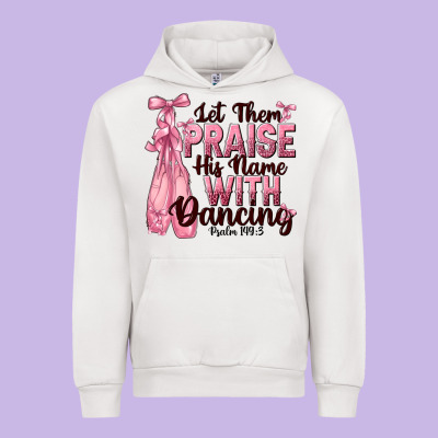Let Them Praise His Name With Dancing Urban Hoodie Designed By Nancycooperartshop