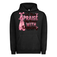 Pigment Black let them praise his name with dancing Urban Hoodie - NancyCooperArtShop