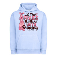 Pigment Grape Ice let them praise his name with dancing Urban Hoodie - NancyCooperArtShop