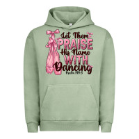 Pigment Oil Green let them praise his name with dancing Urban Hoodie - NancyCooperArtShop
