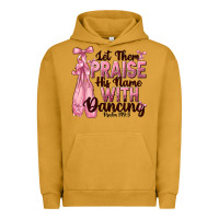 Pigment Peanut Butter let them praise his name with dancing Urban Hoodie - NancyCooperArtShop