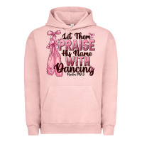 Pigment Salmon let them praise his name with dancing Urban Hoodie - NancyCooperArtShop