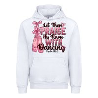 White let them praise his name with dancing Urban Hoodie - NancyCooperArtShop