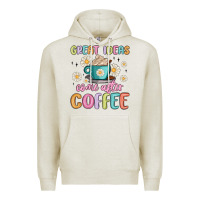 Oatmeal Heather great ideas come after coffee Premium Hoodie - MaliasSmallBusiness