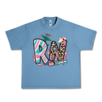 Pebble Blue floral rn registered nurse Urban Heavy Tee - RanaPortraitStore