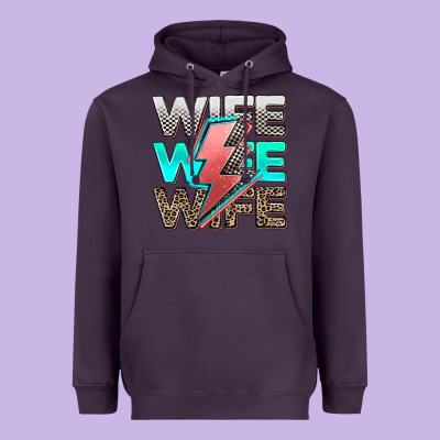 Racing Wife Heavyweight Hoodie Designed By Adodesignshop