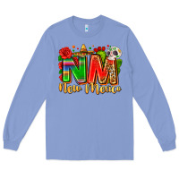 Colony Blue new mexico Long Sleeve Tee - Zillion Design Studio
