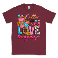 Burgundy coffee is my love language Classic Tee - Zillion Design Studio