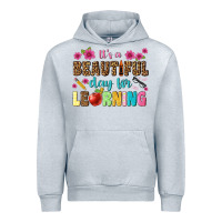 Heather Grey its a beautiful day for learning Urban Hoodie - NancyCooperArtShop