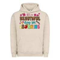 Pigment French Oak its a beautiful day for learning Urban Hoodie - NancyCooperArtShop