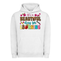 Pigment Lunar Rock its a beautiful day for learning Urban Hoodie - NancyCooperArtShop