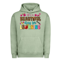 Pigment Oil Green its a beautiful day for learning Urban Hoodie - NancyCooperArtShop