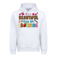 White its a beautiful day for learning Urban Hoodie - NancyCooperArtShop