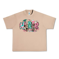 Burro floral nurse Urban Heavy Tee - RanaPortraitStore