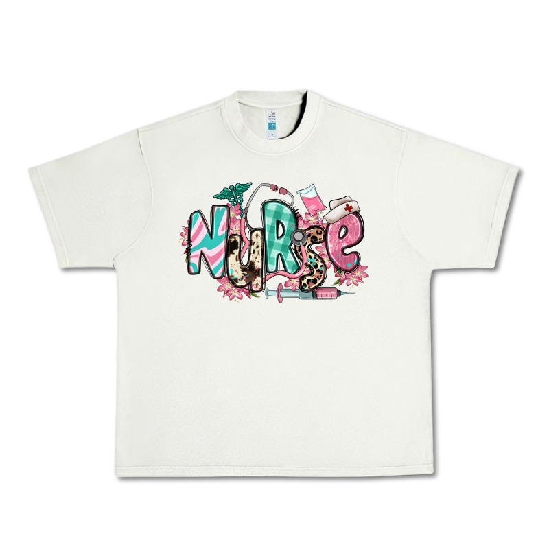 Floral Nurse Urban Heavy Tee by RanaPortraitStore | Teevron